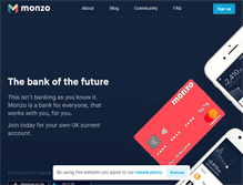 Tablet Screenshot of monzo.com